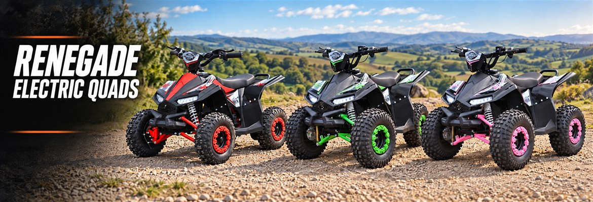 Renegade kids electric ride on quad bikes
