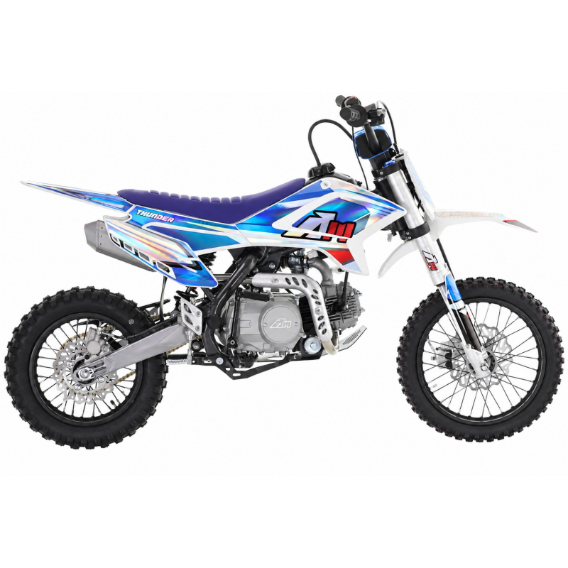 110cc RFN Racing&trade; Thunder Pro Semi Auto Pit Bike 14/12" - Blue