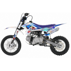 110cc RFN Racing&trade; Thunder Pro Semi Auto Pit Bike 14/12" - Blue