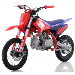 110cc RFN Racing&trade; Thunder Pro Semi Auto Pit Bike 14/12" - Red & Blue