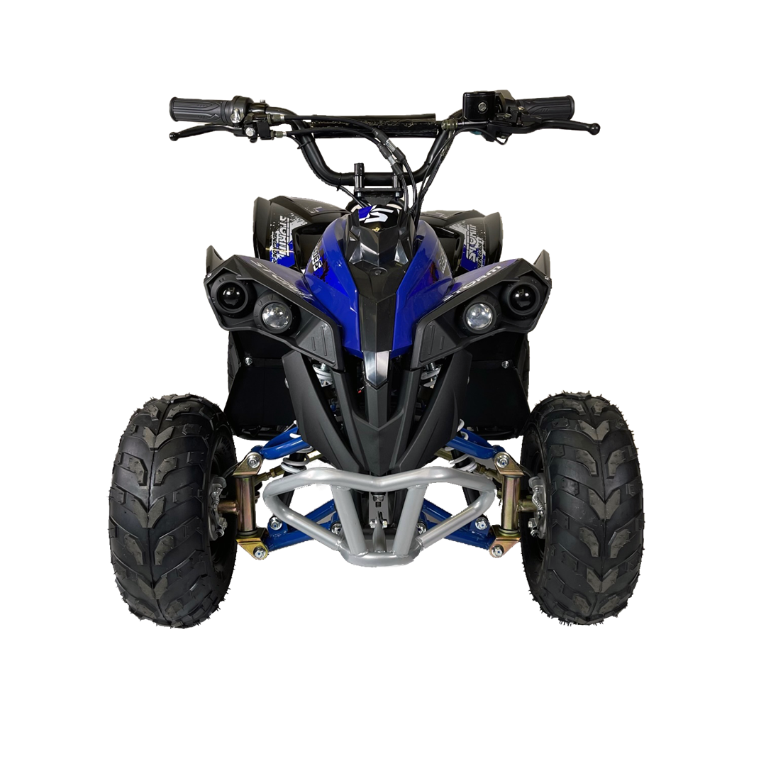 1200w Renegade 48v Kids Electric Quad Bike Blue Quads 4 Kids