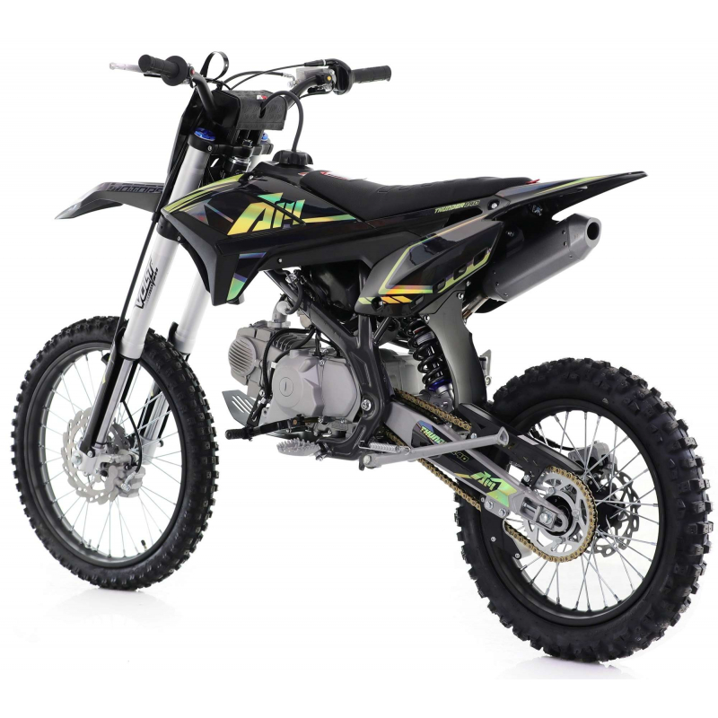 140cc RFN Thunder Dirt Bike - XL Wheel - 19"/16" - Black