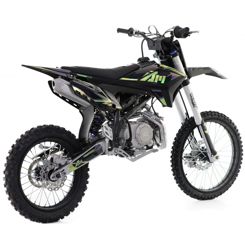 140cc RFN Thunder Dirt Bike - XL Wheel - 19"/16" - Black