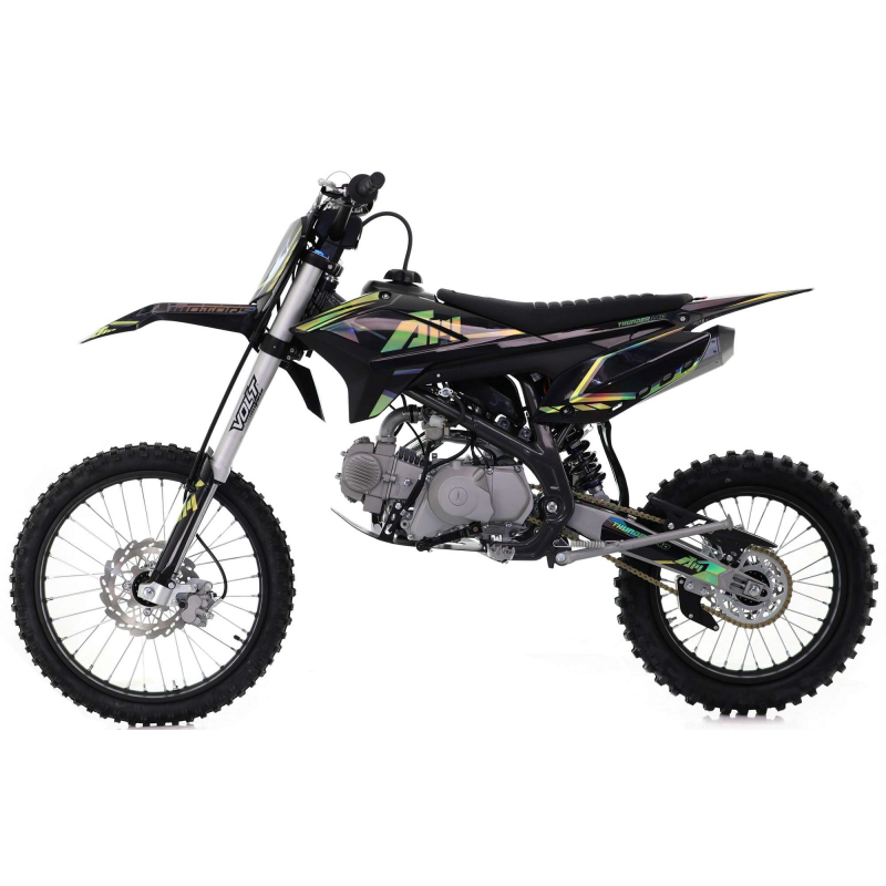 140cc RFN Thunder Dirt Bike - XL Wheel - 19"/16" - Black