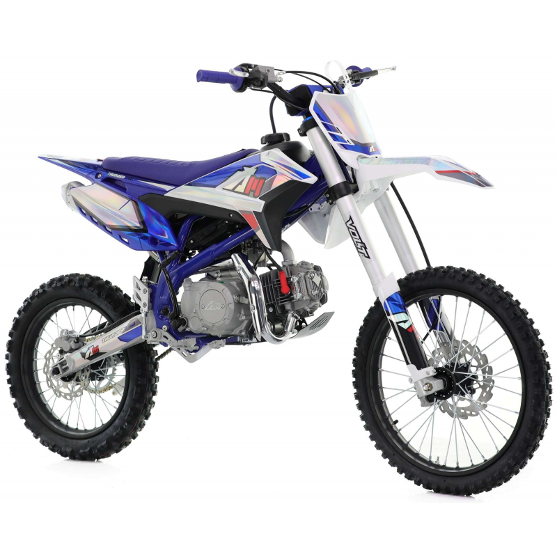 140cc RFN Thunder Dirt Bike - XL Wheel - 19"/16" - Blue