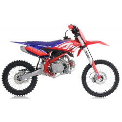 140cc RFN Thunder Dirt Bike - XL Wheel - 19"/16" - Red & Blue