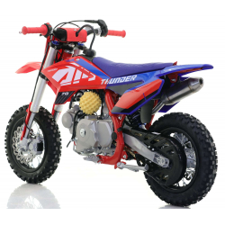 70cc RFN Racing&trade; Thunder Fully Auto Pit Bike 12/10" - Red & Blue