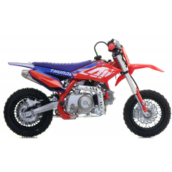 70cc RFN Racing&trade; Thunder Fully Auto Pit Bike 12/10" - Red & Blue