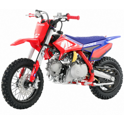70cc RFN Racing&trade; Thunder Fully Auto Pit Bike 12/10" - Red & Blue