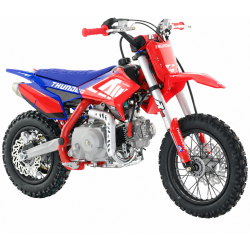 70cc RFN Racing&trade; Thunder Fully Auto Pit Bike 12/10" - Red & Blue