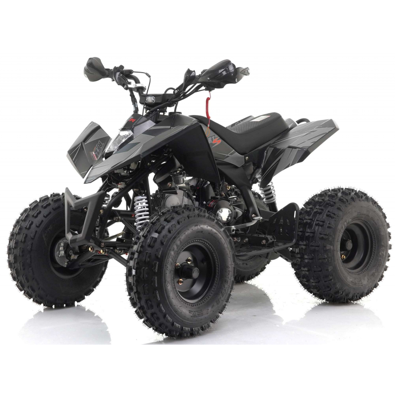 Grey 120cc Sniper Pro Kids Quadbike - Fully Auto - With Reverse