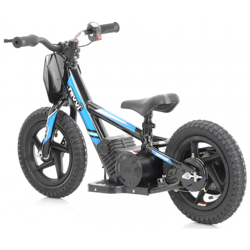 Kids 100w Electric Balance Bike - Revvi Twelve - Blue