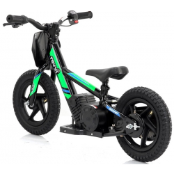 Kids 100w Electric Balance Bike - Revvi Twelve - Green