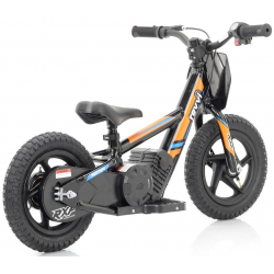 Kids 100w Electric Balance Bike - Revvi Twelve - Orange