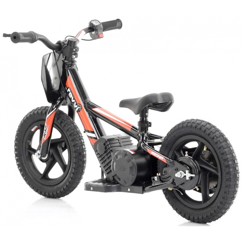 Kids 100w Electric Balance Bike - Revvi Twelve - Red