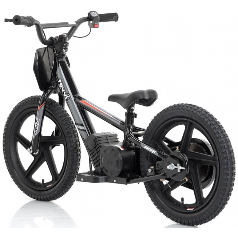 Kids 170w Electric Balance Bike - Revvi Sixteen - Black