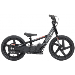 Kids 170w Electric Balance Bike - Revvi Sixteen - Black