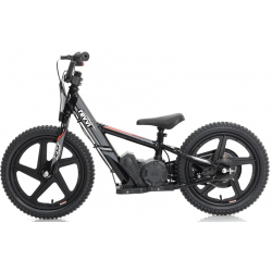 Kids 170w Electric Balance Bike - Revvi Sixteen - Black