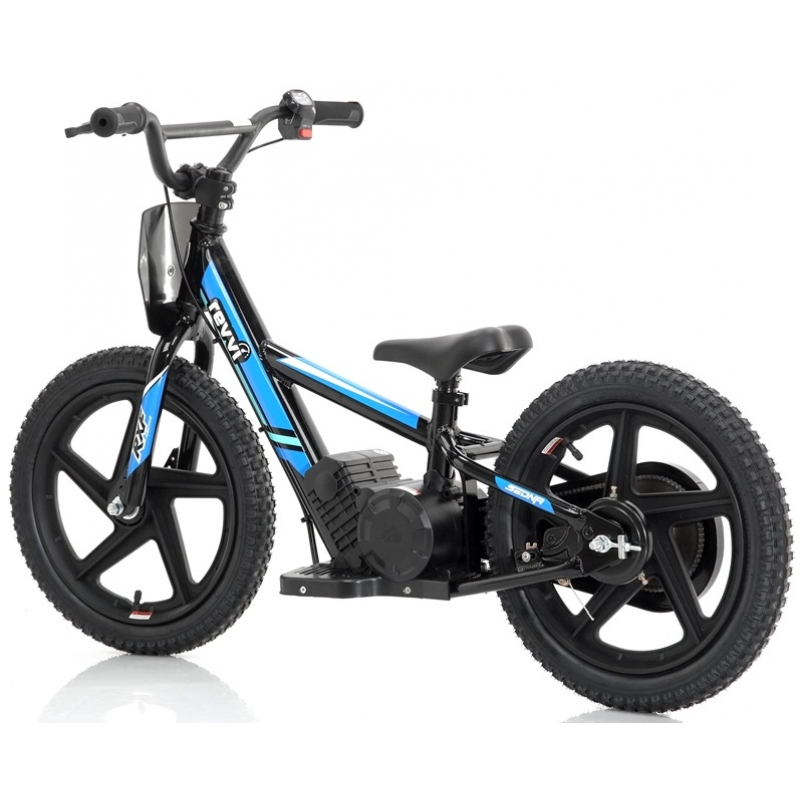 Kids 170w Electric Balance Bike - Revvi Sixteen - Blue