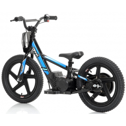 Kids 170w Electric Balance Bike - Revvi Sixteen - Blue