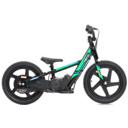 Kids 170w Electric Balance Bike - Revvi Sixteen - Green