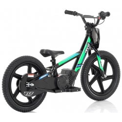 Kids 170w Electric Balance Bike - Revvi Sixteen - Green