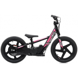 Kids 170w Electric Balance Bike - Revvi Sixteen - Pink