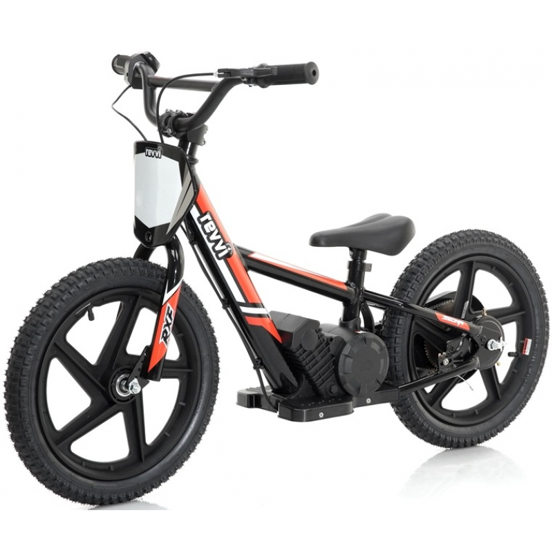 Kids 170w Electric Balance Bike - Revvi Sixteen - Red