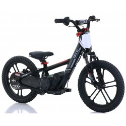 Kids 250w Electric Balance Bike - Revvi Sixteen Plus - Black