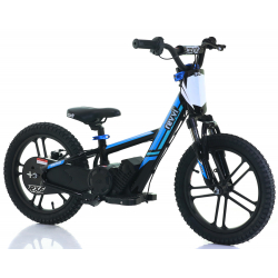 Kids 250w Electric Balance Bike - Revvi Sixteen Plus - Blue