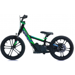 Kids 250w Electric Balance Bike - Revvi Sixteen Plus - Green