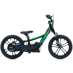Kids 250w Electric Balance Bike - Revvi Sixteen Plus - Green