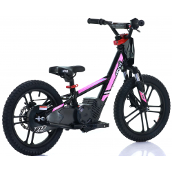 Kids 250w Electric Balance Bike - Revvi Sixteen Plus - Pink