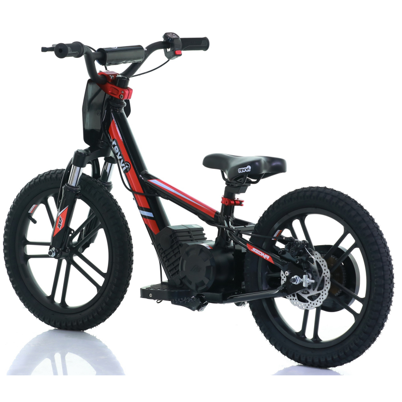Kids 250w Electric Balance Bike - Revvi Sixteen Plus - Red