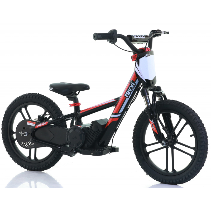 Kids 250w Electric Balance Bike - Revvi Sixteen Plus - Red