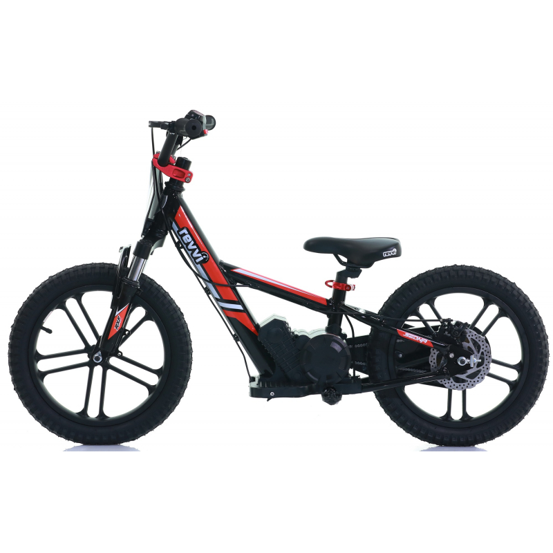 Kids 250w Electric Balance Bike - Revvi Sixteen Plus - Red