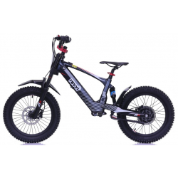 Kids 500w 36v Electric Balance Bike - Revvi 18" - Black