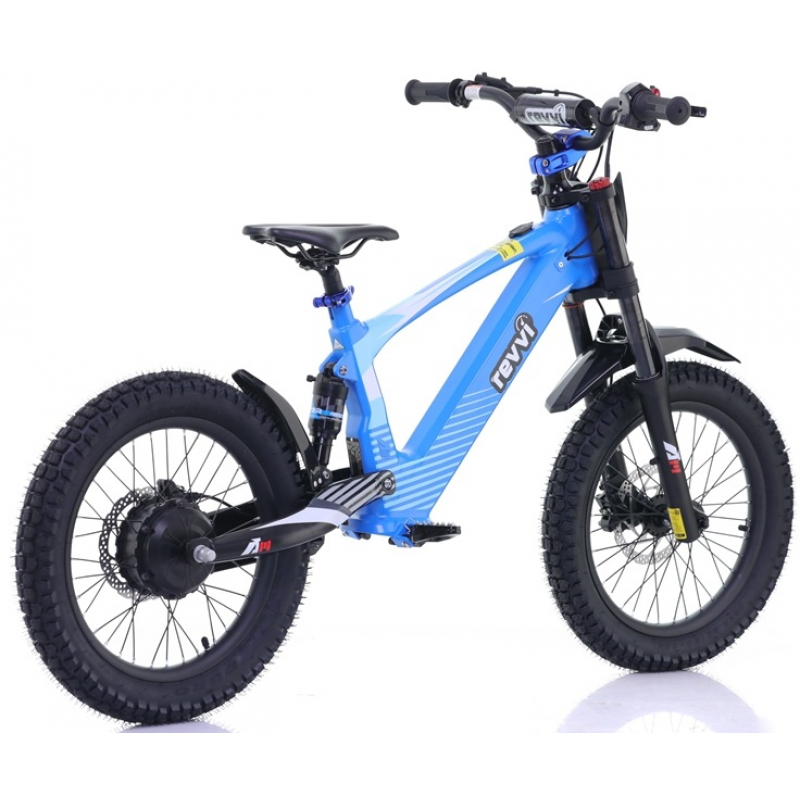 Kids 500w 36v Electric Balance Bike - Revvi 18" - Blue
