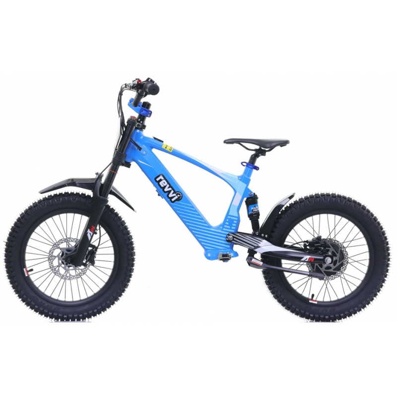 Kids 500w 36v Electric Balance Bike - Revvi 18" - Blue