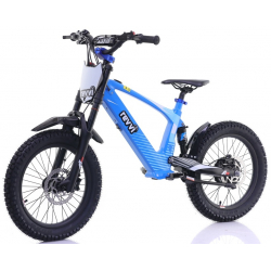 Kids 500w 36v Electric Balance Bike - Revvi 18" - Blue
