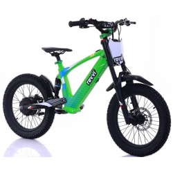 Kids 500w 36v Electric Balance Bike - Revvi 18" - Green