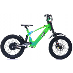 Kids 500w 36v Electric Balance Bike - Revvi 18" - Green