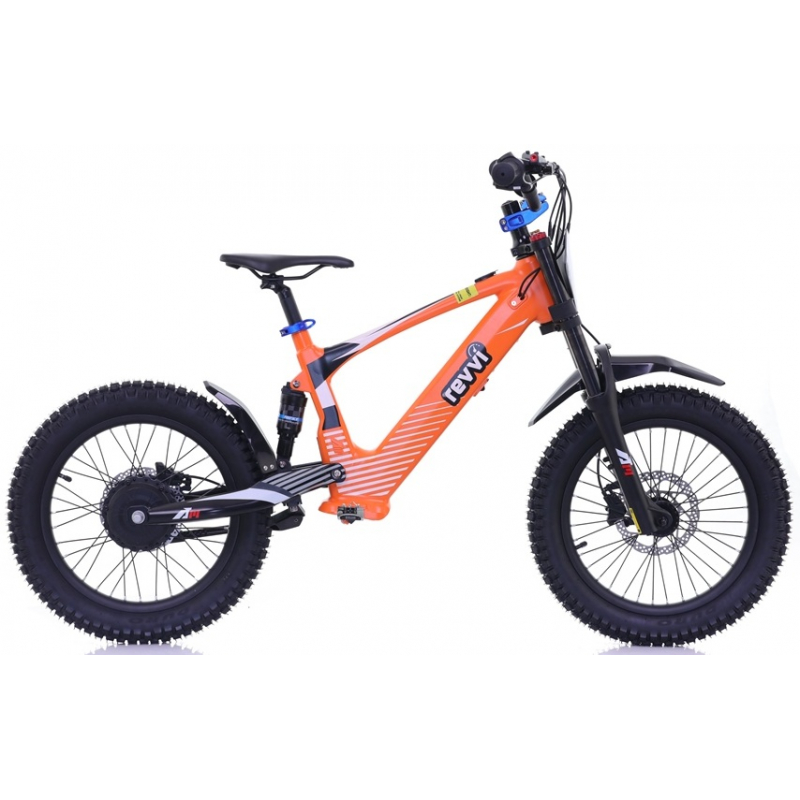Kids 500w 36v Electric Balance Bike - Revvi 18" - Orange