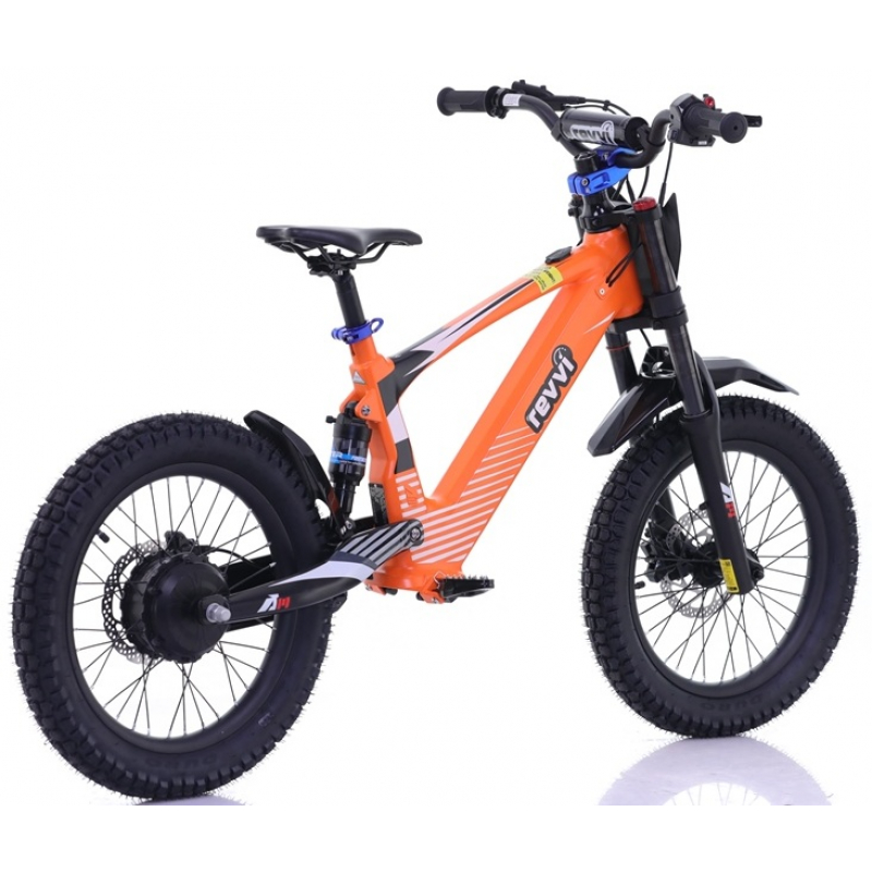 Kids 500w 36v Electric Balance Bike - Revvi 18" - Orange