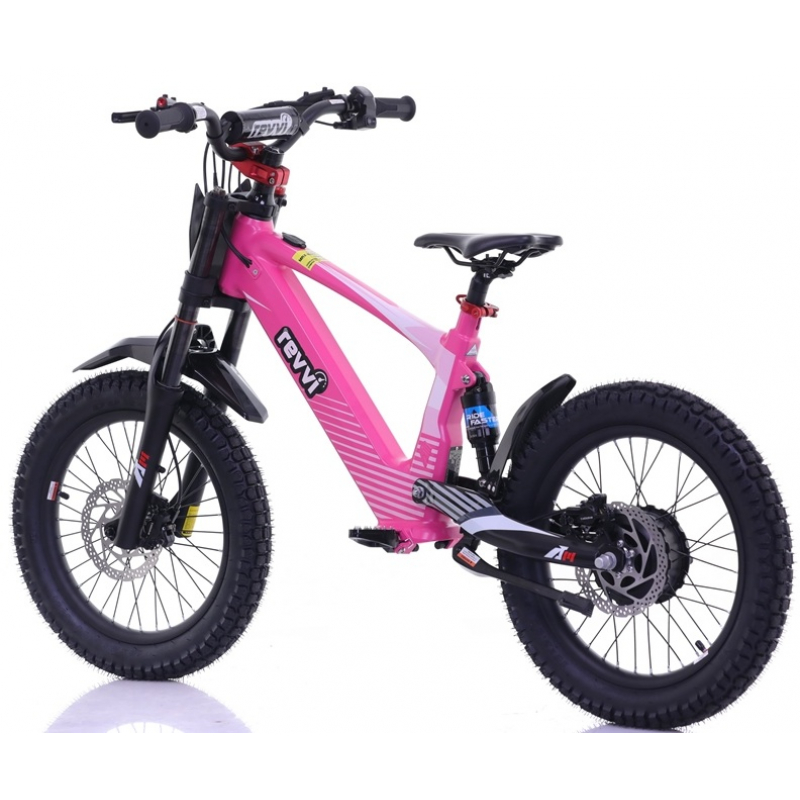 Kids 500w 36v Electric Balance Bike - Revvi 18" - Pink