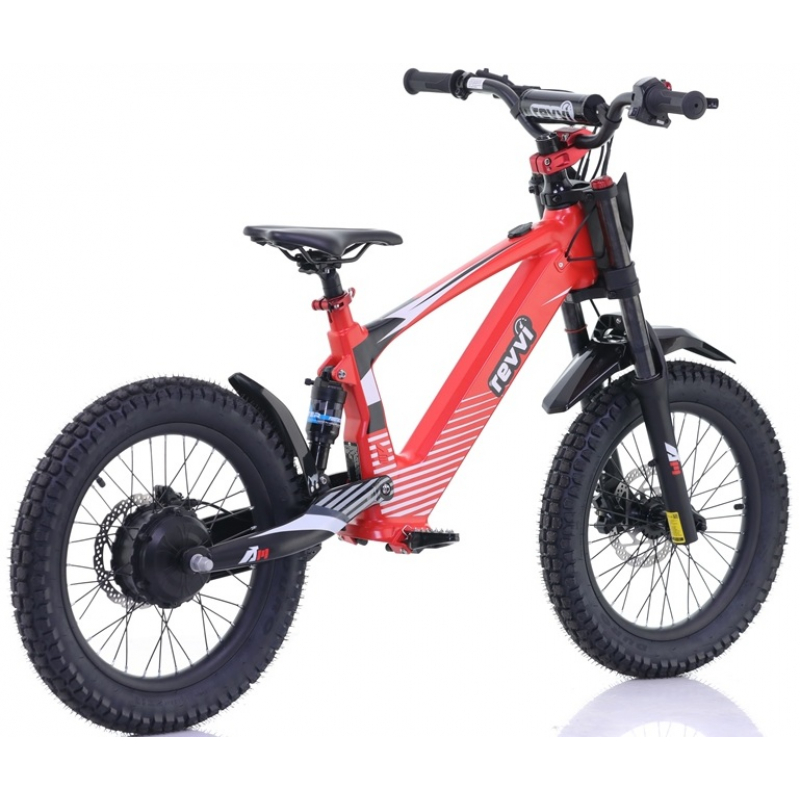 Kids 500w 36v Electric Balance Bike - Revvi 18" - Red
