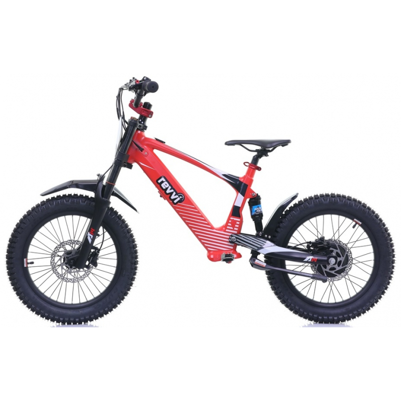 Kids 500w 36v Electric Balance Bike - Revvi 18" - Red