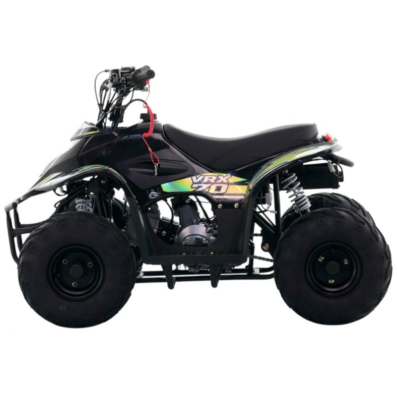 Kids 70cc Automatic VRX70 Quad Bike - Black