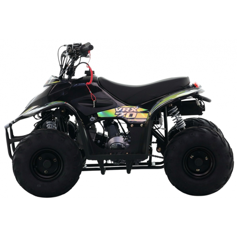 Kids 70cc Automatic VRX70 Quad Bike - Black