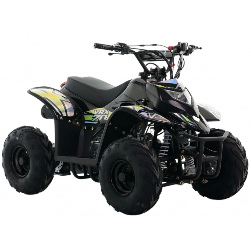 Kids 70cc Automatic VRX70 Quad Bike - Black